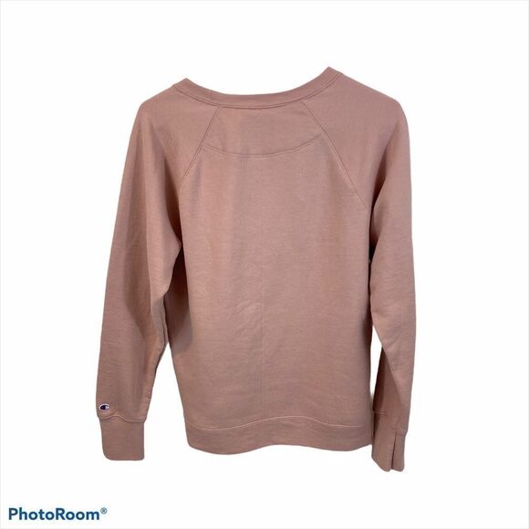 Ladies Pink Champion Logo Sweatshirt Size Medium - Picture 11 of 11